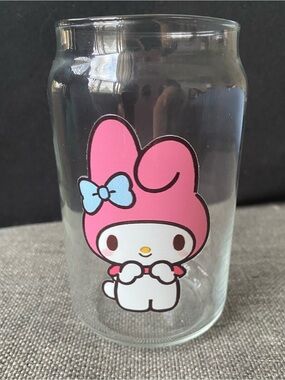 NEW Sanrio My Melody drinking Glass 18oz